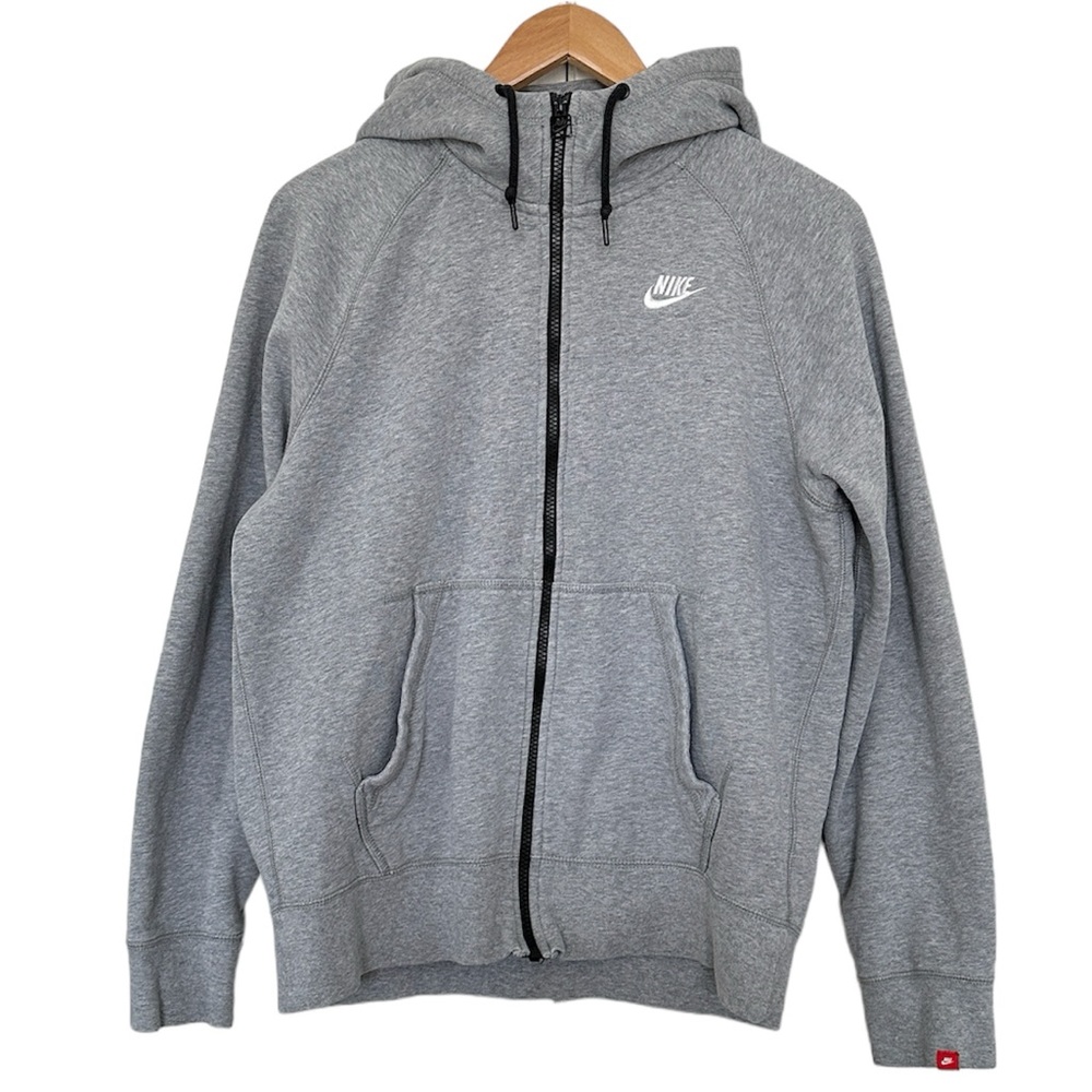 Nike Grey Zip Up Hoodie